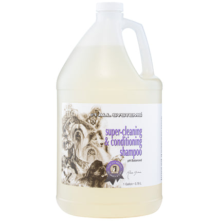 1 All Systems Super Cleaning & Conditioning Shampoo - strengthening coat shampoo for puppies and sensitive dogs