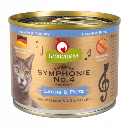 GranataPet Symphonie - high-meat cat food, salmon and turkey