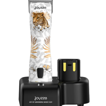 Joyzze Raptor Pro Cordless - professional, running cordless clipper with 1 battery, case, and blade