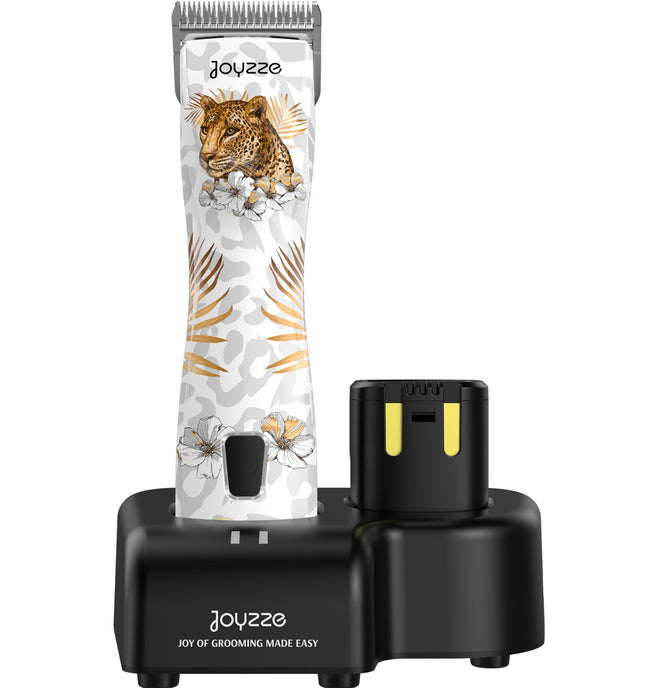 Joyzze Raptor Pro Cordless - professional, running cordless clipper with 1 battery, case, and blade