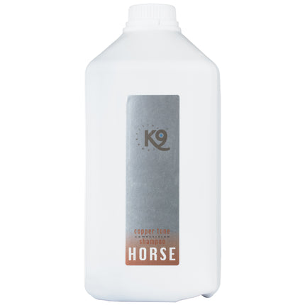 K9 Horse Copper Tone Shampoo - shampoo for horses enhancing brown and chestnut color, concentrate 1:10 - 2.7L