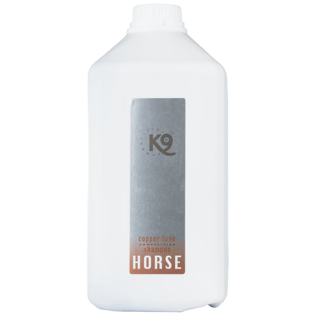 K9 Horse Copper Tone Shampoo - shampoo for horses enhancing brown and chestnut color, concentrate 1:10 - 2.7L