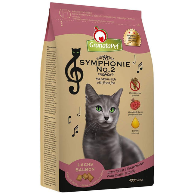 GranataPet Symphonie - grain-free dry food for cats, salmon