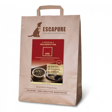 Escapure Premium Beef - high-quality dog food, oven-baked beef