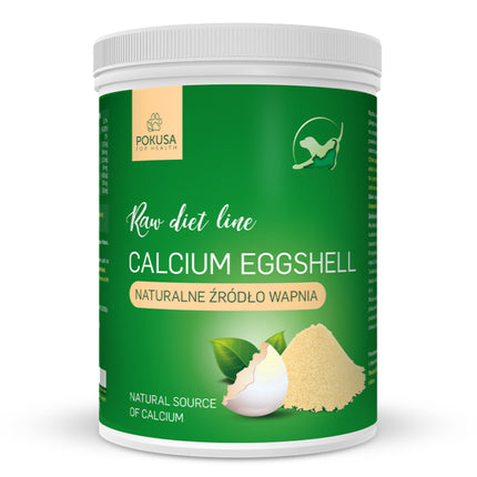 Pokusa RawDietLine Calcium Eggshell - a preparation made from chicken eggshells, strengthening bones and teeth.