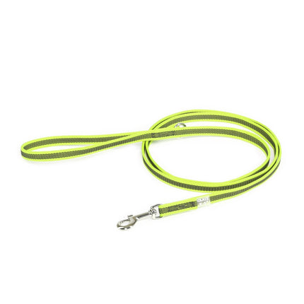 Julius K9 Color & Gray Supergrip Leash with D-ring and Handle - Non-slip Dog Leash with D-ring