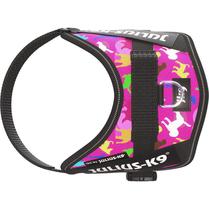 Julius - K9 IDC Powerharness Dogz - dog harness with reflectors, colorful puppy pattern - Mini - Mini