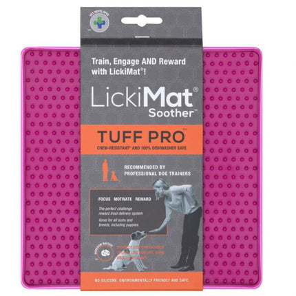 LickiMat Tuff Soother Pro - licking mat for dogs and cats, training mat