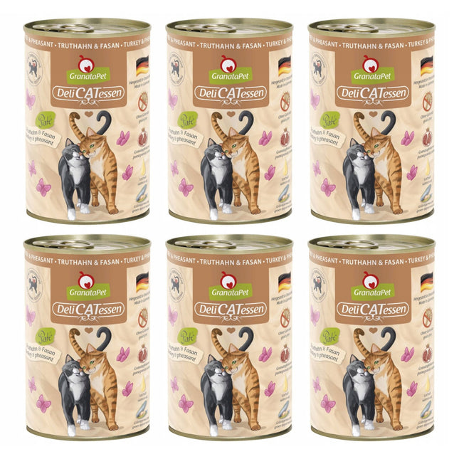 GranataPet DeliCatessen Turkey & Pheasant - grain-free wet food for cats, turkey and pheasant