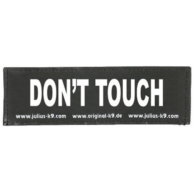 Julius K9 Don't Touch Patch 2pcs - patches for Julius harnesses, with Velcro