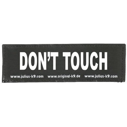 Julius K9 Don't Touch Patch 2pcs - patches for Julius harnesses, with Velcro