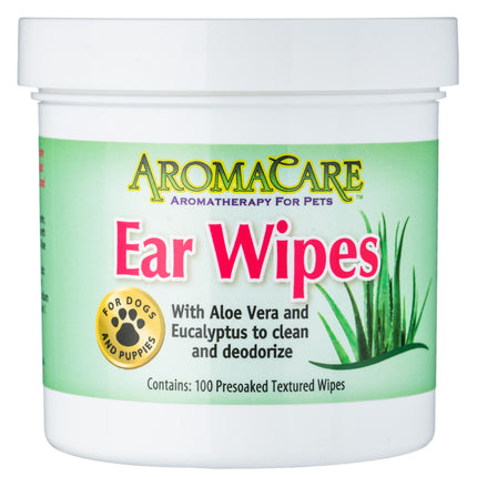 PPP AromaCare Ear Wipes 100 pcs - convenient wipes for cleaning your dog's ears