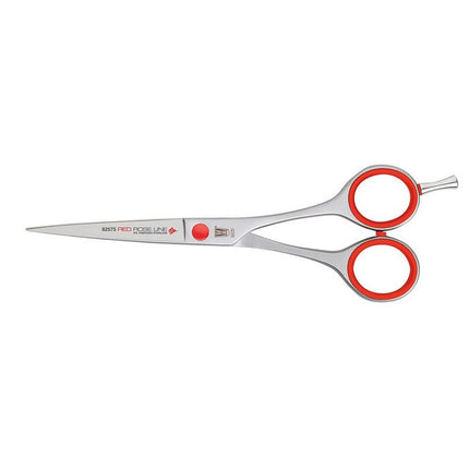 Witte Red Rose Line - straight scissors with a hook and micro-grind