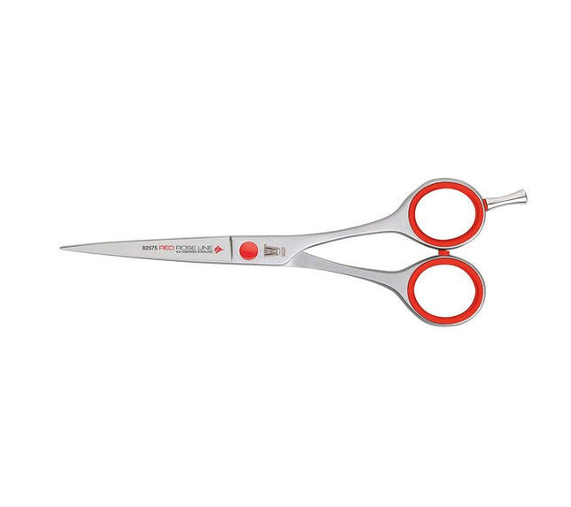 Witte Red Rose Line - straight scissors with a hook and micro-grind