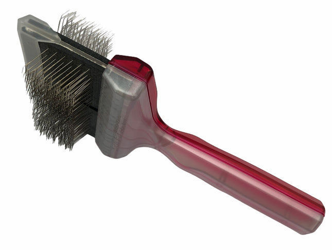 ActiVet Duo Plus UnderCoater 2-in-1 - two brushes in one, dual-sided and flexible brush for removing tangles and undercoat, for long-haired and thick-coated breeds.