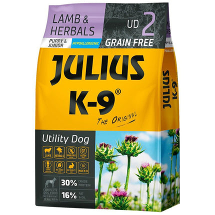 Julius K - 9 Lamb & Herbals Junior & Puppy - grain-free food for puppies, lamb with herbs