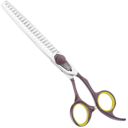 Geib Avanti Comfort Plus Chunker - professional single-sided thinning shears with an ergonomic handle and wide teeth - 21 teeth