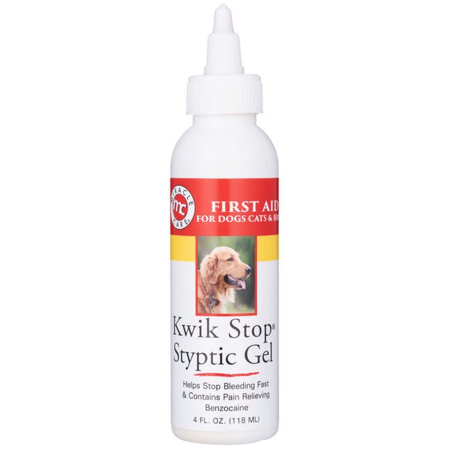 Miracle Care Kwik Stop Styptic Gel - bleeding stop gel for dogs, cats, and birds