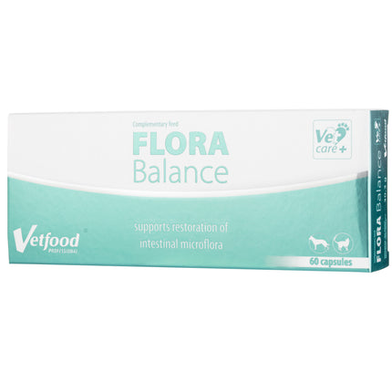 Vetfood Flora Balance - supplement supporting digestive function for dogs and cats - 60 tablets