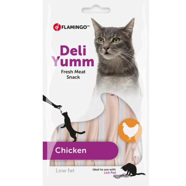 Flamingo Cat Deli Yumm Paste with Chicken - treat for cats, creamy chicken-flavored paste