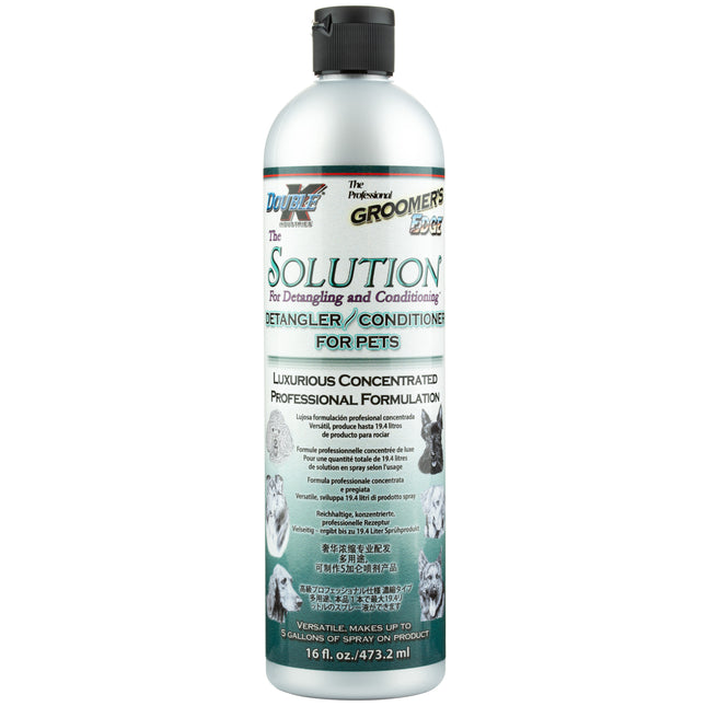 Double K The Solution - detangling conditioner for dogs, cats, and horses, concentrate