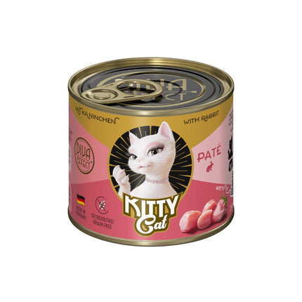 Kitty Cat Rabbit Pâté - Grain-Free Wet Food, Pâté for Cats, with Rabbit