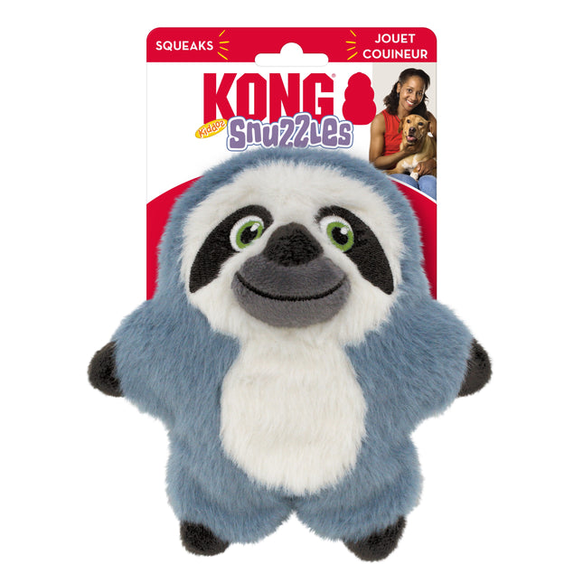 KONG Snuzzles Kiddos Sloth - plush toy for small dogs, sloth with a large squeaker