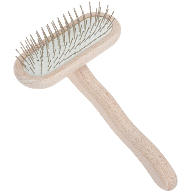 Chris Christensen T - Brush - high-quality brush, slicker brush for dogs with metal pins, soft