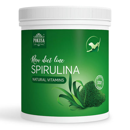 Pokusa RawDiet Spirulina - natural supplement supporting the functioning of dogs and cats.