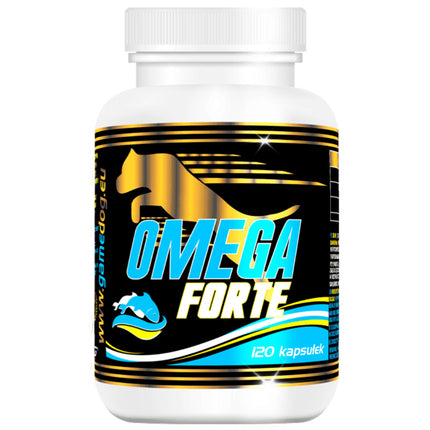 Game Dog Omega Forte 120 caps - supplement for immunity and beautiful coat appearance for dogs