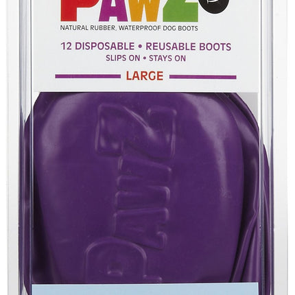 PAWZ - rubber dog boots, size L, 12 pieces