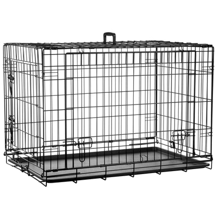 Flamingo Nyo - metal dog cage with lift-up doors, L: