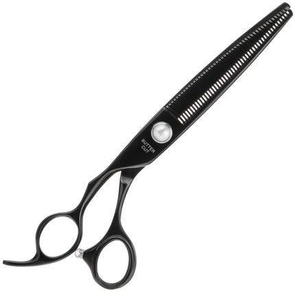 Geib Black Pearl Lefty Blender 7.5 - 7.5 single-sided thinning shears for left-handed users, 47 teeth