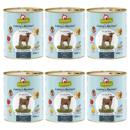 GranataPet Veal & Rabbit - grain-free wet food for dogs, veal and rabbit