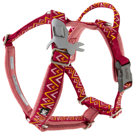 Hurtta Razzle - Dazzle Y - Harness Beetroot - adjustable guard harness for dogs - 35 - 45cm