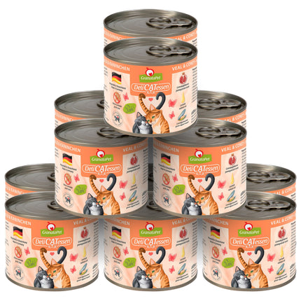 GranataPet DeliCatessen Veal & Coney - grain-free wet food for cats, veal and rabbit