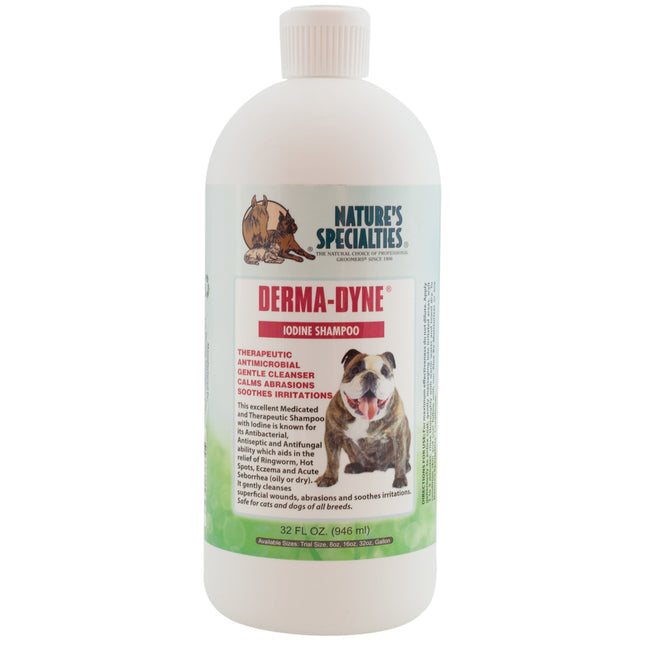 Nature's Specialties Derma - Dyne Shampoo - medicinal shampoo with iodine for dogs and cats