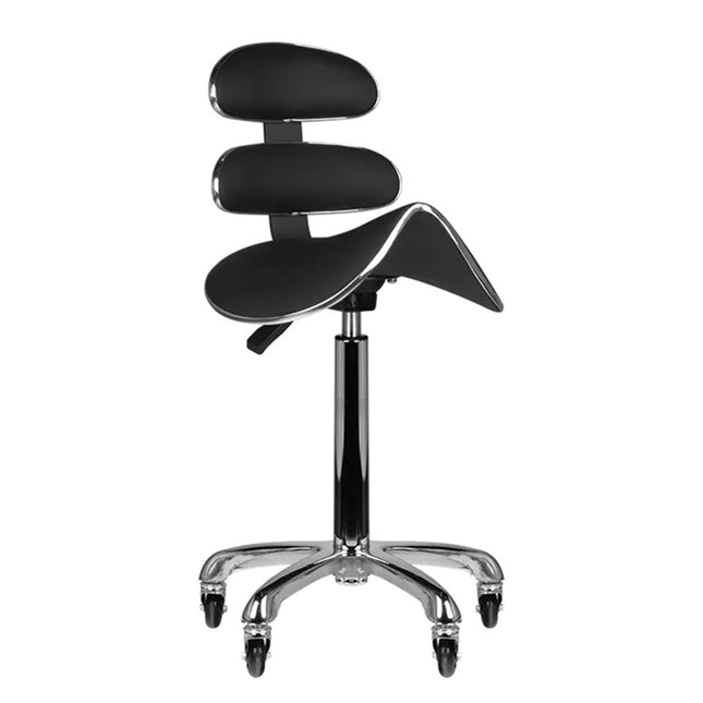 Activ AM - 880 Speed - elegant, contoured grooming chair with height adjustment and rubber wheels