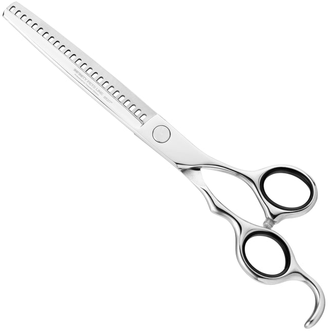 Henbor Infinity Pets Line Chunker Scissors - Professional Single-Sided Thinning Shears, 25 Teeth