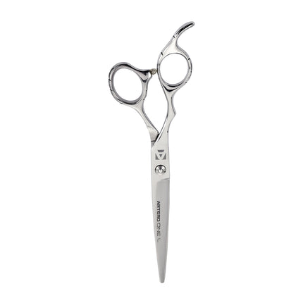 Artero One Left Scissors - professional, ergonomic scissors made from Japanese steel for left-handed individuals, straight.