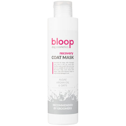 Bloop Recovery Coat Mask - regenerating mask for dogs with algae, argan oil, and oat seed extract