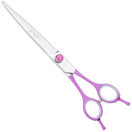 Geib Gator Gear Straight Scissors - lightweight grooming scissors with micro-serration, straight