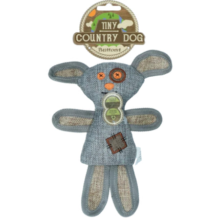 Holland Country Dog Buttons - plush toy for dogs, funny bunny