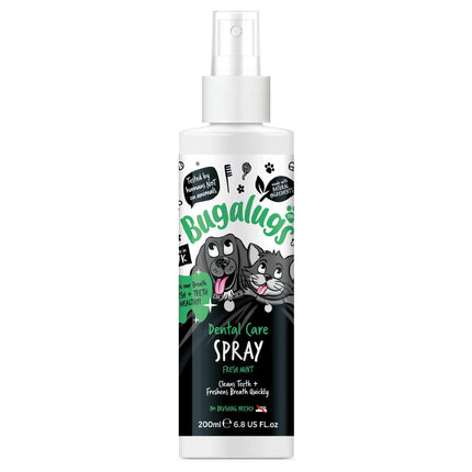 Bugalugs Dental Care Spray - dental spray for dogs and cats, no brushing required