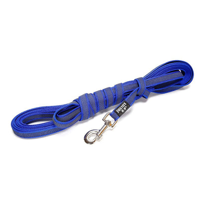 Julius K9 Color & Gray Supergrip Leash With Handle Blue - training leash with handle, blue, non-slip