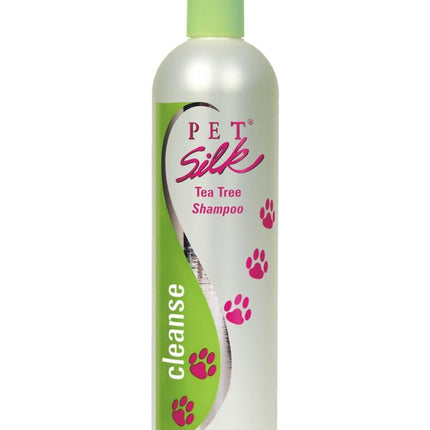 Pet Silk Tea Tree Shampoo - insect-repelling shampoo with tea tree oil, for dry and itchy skin, concentrate 1:16