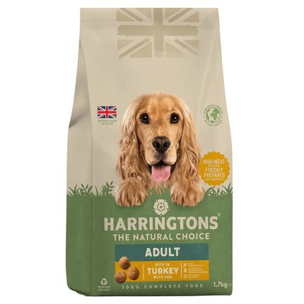 Harringtons Turkey & Veg - dry dog food with turkey and vegetables - PROMOTION due to best before date of 30.01.2025