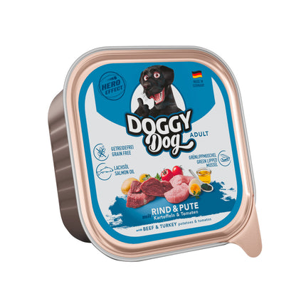 Doggy Dog Beef & Turkey - grain-free wet dog food with beef and turkey