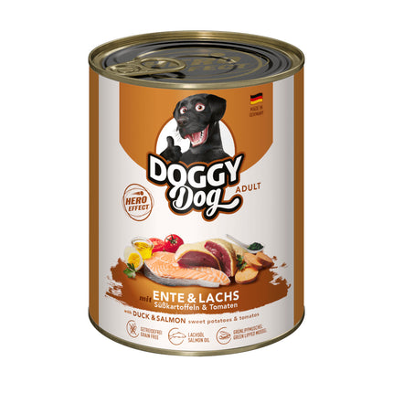 Doggy Dog Duck & - grain-free wet dog food with duck and salmon