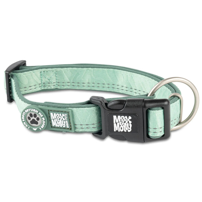 Max&Molly GOTCHA! Smart ID Matrix 2.0 Collar Jade - dog collar with QR identifier